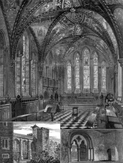 The Chapel of Lambeth Palace, London by Unbekannt