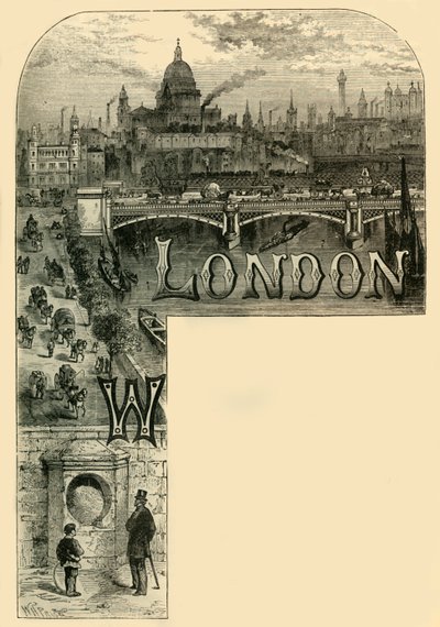 The City of London, c1872 by Unbekannt