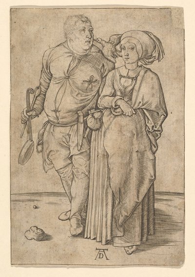 The Cook and His Wife by Unbekannt