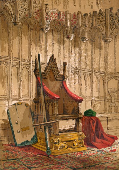The Coronation Chair by Unbekannt
