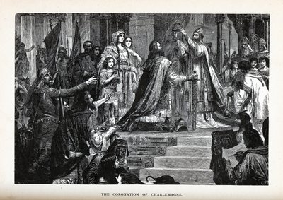 The Coronation of Charlemagne by Unbekannt