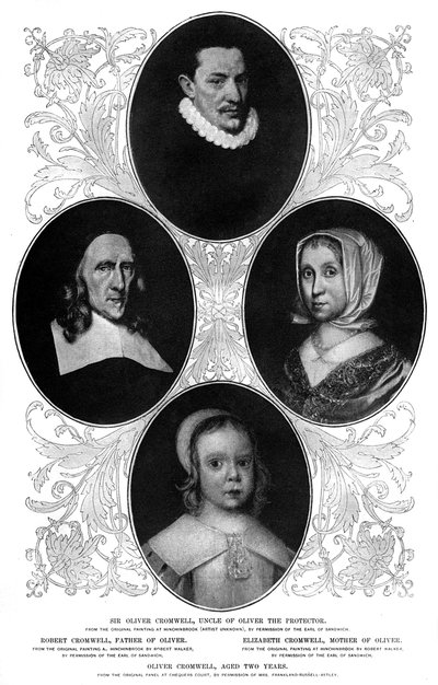 The Cromwell family, 1899 by Unbekannt