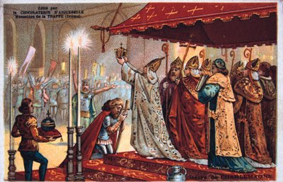 The Crowning of Charlemagne, 800 AD by Unbekannt