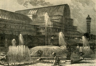The Crystal Palace, from the South, c1878 by Unbekannt