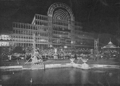 The Crystal Palace Illuminated by Brock by Unbekannt