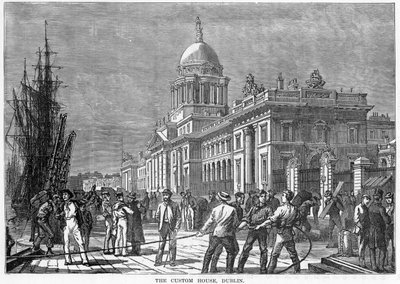 The Custom House, Dublin by Unbekannt