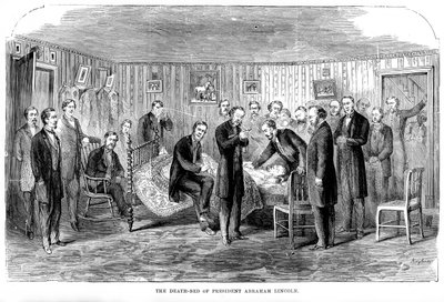 The Death-bed of President Abraham Lincoln by Unbekannt
