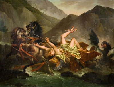The Death Of Hippolytus by Unbekannt