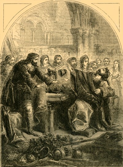 The Death of Hardicanute, c1890 by Unbekannt