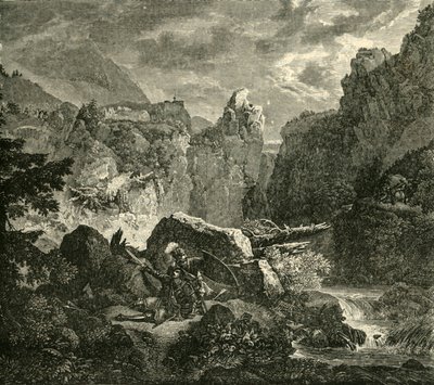 The Death of Roland at Roncesvalles by Unbekannt