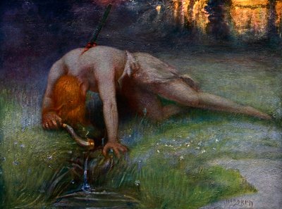 The Death of Siegfried by Unbekannt