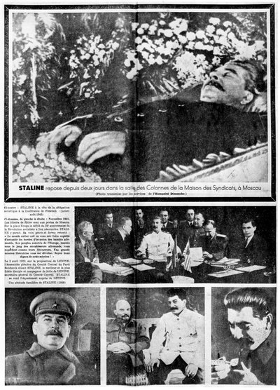 The Death of Stalin, 8th March, 1953 by Unbekannt