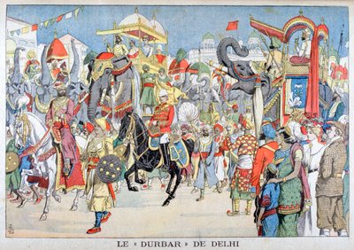 The Delhi Durbar, 1903 by Unbekannt