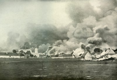The Destruction of a Polish Village, 1919 by Unbekannt