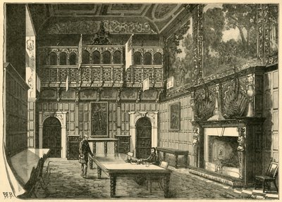 The Dining-Hall, Hatfield, 1898 by Unbekannt