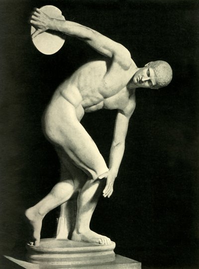 The Discobolus of Myron, 1908 by Unbekannt