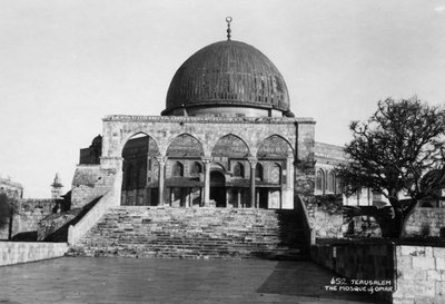 The Dome of the Rock, Jerusalem by Unbekannt