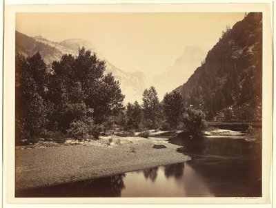 The Domes from the Valley, Yosemite by Unbekannt