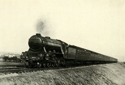 The Down Flying Scotsman Passing Reston, c1930 by Unbekannt
