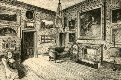 The Drawing-Room at Abbotsford, 1882 by Unbekannt