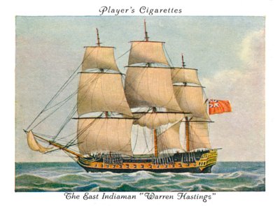 The East Indiaman Warren Hastings by Unbekannt