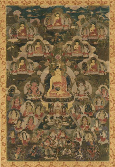 The Eight Medicine Buddhas by Unbekannt