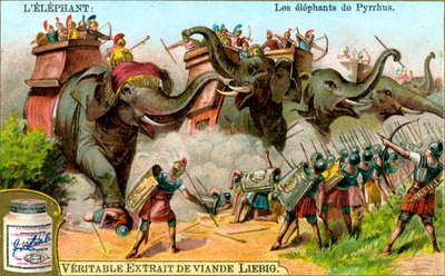 The Elephants of Pyrrhus, c1900 by Unbekannt