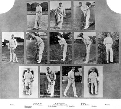 The England cricket team of 1912 by Unbekannt