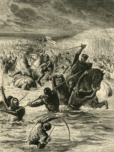 The English Passing The Somme by Unbekannt