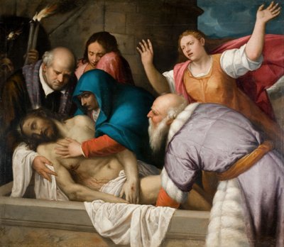 The Entombment of Christ by Unbekannt