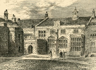 The Exterior of the Hall, Charterhouse by Unbekannt