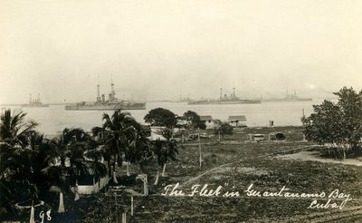 The Fleet in Guantanamo Bay, Cuba by Unbekannt
