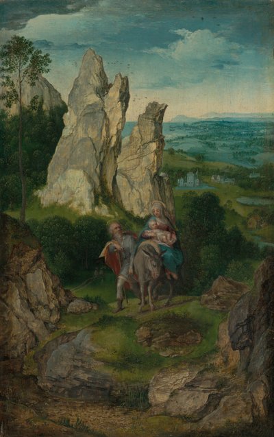 The Flight into Egypt by Unbekannt