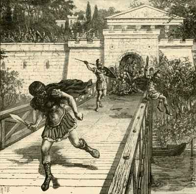 The Flight of Caius Gracchus by Unbekannt