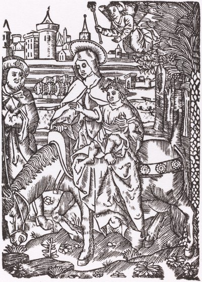 The Flight to Egypt by Unbekannt
