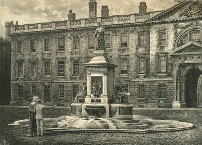 The Fountain, Kings College, Cambridge by Unbekannt