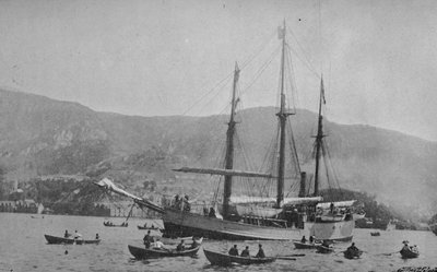 The Fram Leaving Bergen by Unbekannt