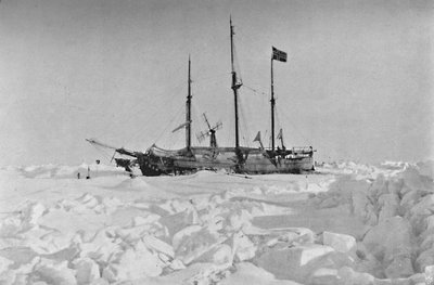 The Fram in the Ice by Unbekannt