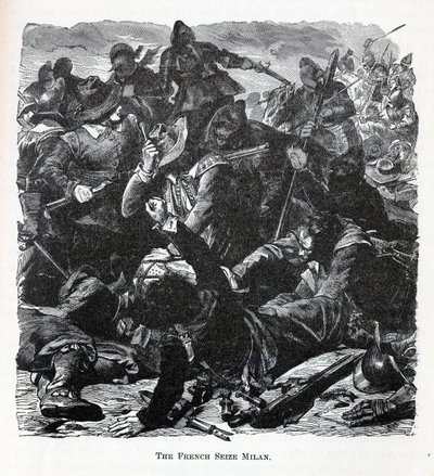 The French Seize Milan by Unbekannt