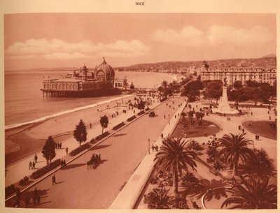 The Gardens and the Jetty Palace, Nice by Unbekannt