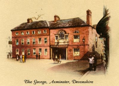 The George, Axminster, Devonshire by Unbekannt