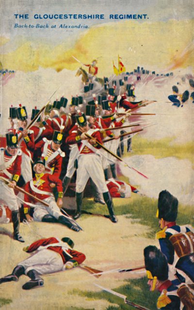 The Gloucestershire Regiment. Back-to-Back at Alexandria, 1801, 1939 by Unbekannt
