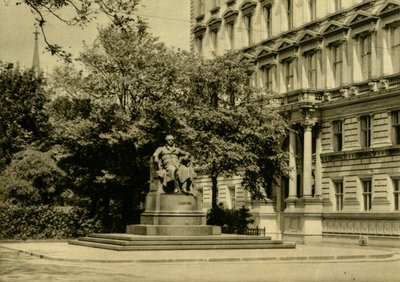 The Goethe Monument, Vienna, Austria, c. 1935 by Unbekannt