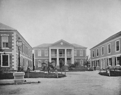 The Government Buildings at Nassau by Unbekannt