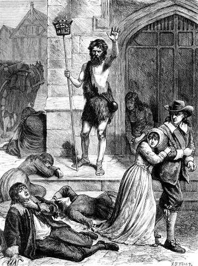 The Great Plague of 1665, c1902 by Unbekannt