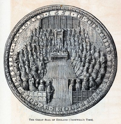 The Great Seal of England Cromwell