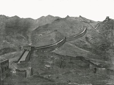The Great Wall, Pekin, China, 1895 by Unbekannt