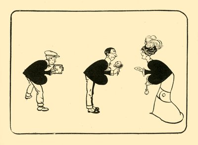 The Greeting on the three of spades, 1910 by Unbekannt