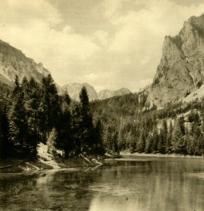 The Grüner See, Styria, Austria by Unbekannt