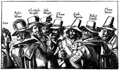 The Gunpowder Plotters, Early 17th Century by Unbekannt